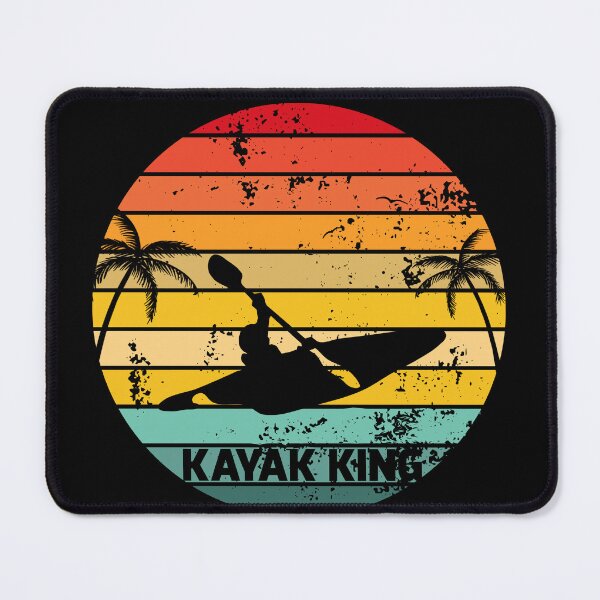Item preview, Kayak king retro sunset cutaway summer design designed and sold by TipTopTapo.