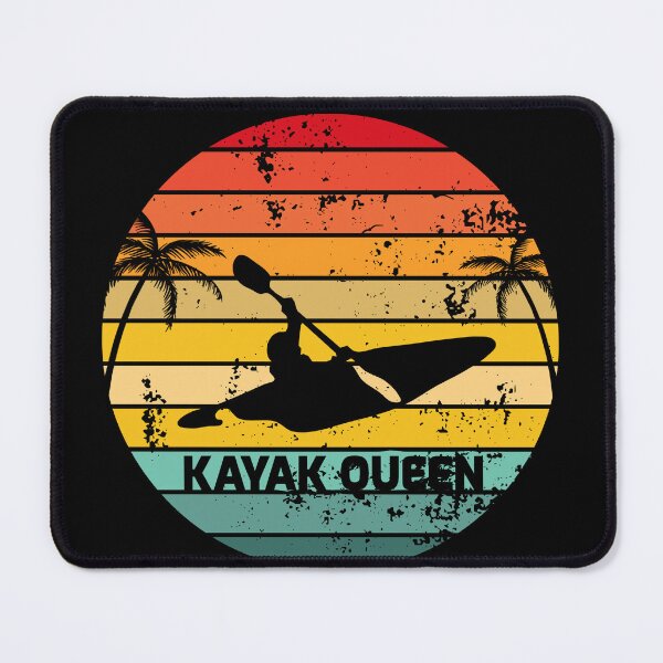 Item preview, Kayak queen retro sunset cutaway summer design  designed and sold by TipTopTapo.