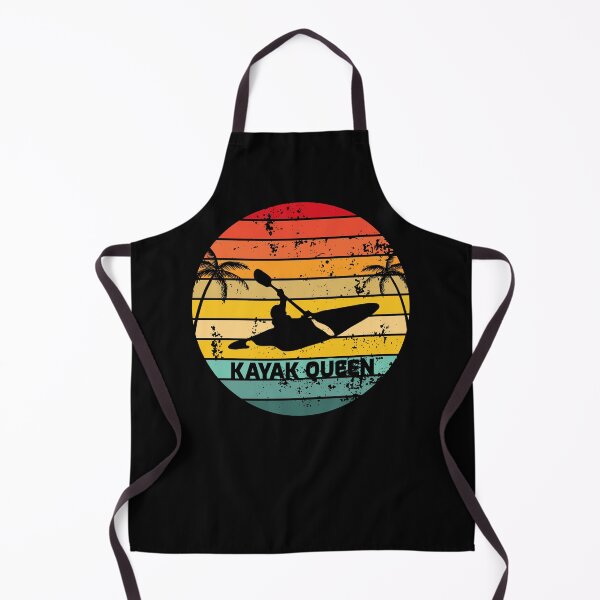 Item preview, Kayak queen retro sunset cutaway summer design designed and sold by TipTopTapo.