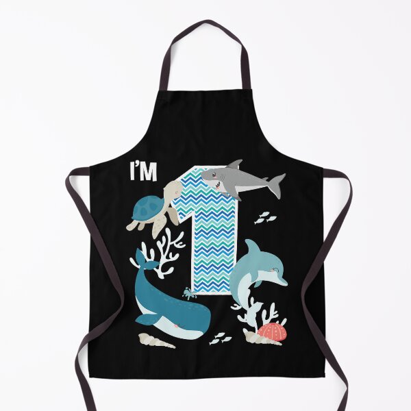 Item preview, Im 1 Kids 1 Year Old Ocean Life Whale Dolphin Shark 1st Birthday designed and sold by PameGraha.