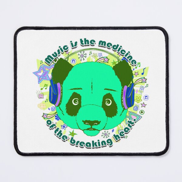 Item preview, Green Panda Music is the medicine of the breaking heart. designed and sold by Vaccine159.