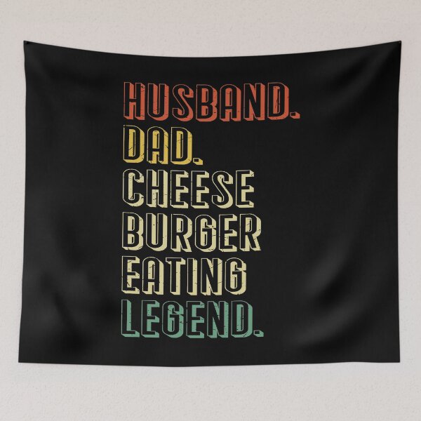 Item preview, Husband. Dad. Cheeseburger Eating Legend. designed and sold by Shirtflyer.
