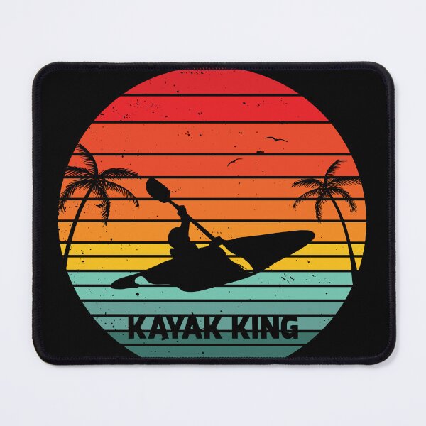 Item preview, Kayak king retro sunset cutaway summer design  designed and sold by TipTopTapo.