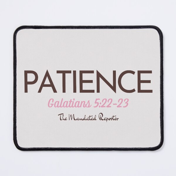 Item preview, Fruit of The Spirit Patience- Crème and Brown designed and sold by TheReporter1.