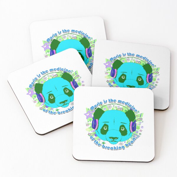 Item preview, Blue Panda Music is the medicine of the breaking heart. designed and sold by Vaccine159.