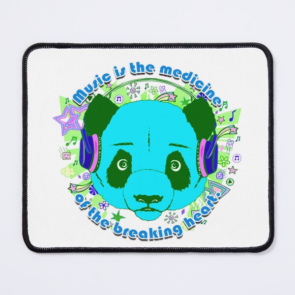 Item preview, Blue Panda Music is the medicine of the breaking heart. designed and sold by Vaccine159.