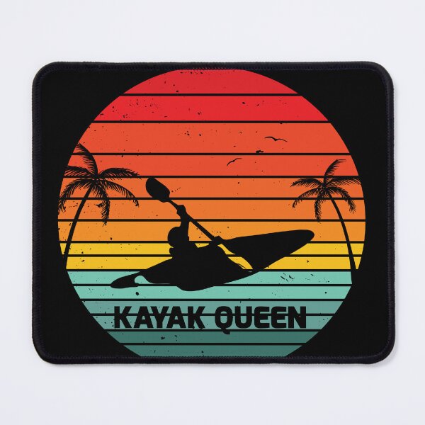 Item preview, Kayak queen retro sunset cutaway summer design  designed and sold by TipTopTapo.