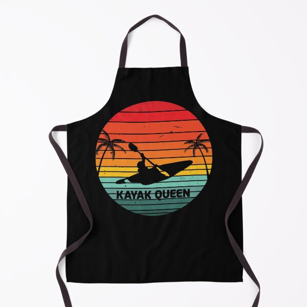 Item preview, Kayak queen retro sunset cutaway summer design designed and sold by TipTopTapo.