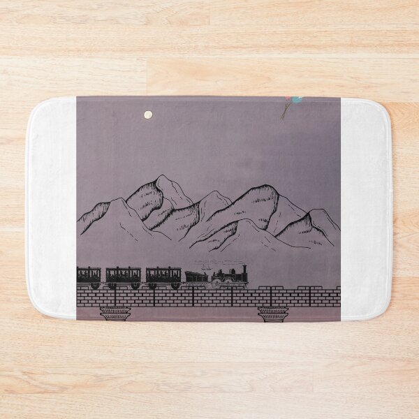 Item preview, Midnight train and air balloons  designed and sold by SkyisBright.