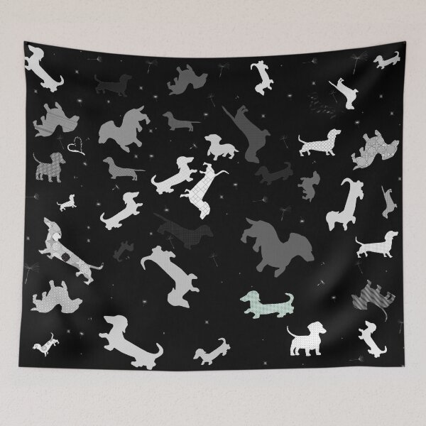 Item preview, dachshund dog constellation  designed and sold by monicamarcov.
