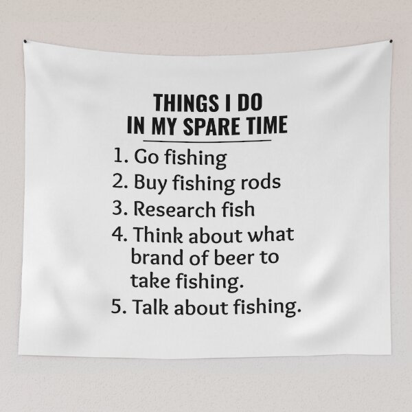 Item preview, Fishing Fish Outdoor Hobby Beer Drinking Funny designed and sold by CuteDesigns1.