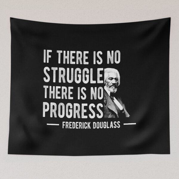 Item preview, Frederick Douglas No Struggle Progress Black History designed and sold by haselshirt.