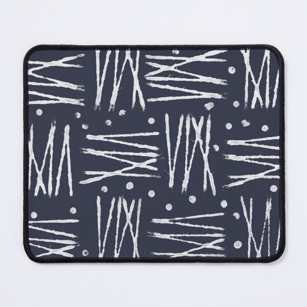 Item preview, Abstract Pattern (Navy & White) designed and sold by Blue-Banana.