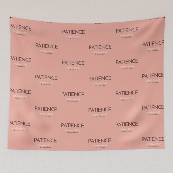 Item preview, The Fruit of The Spirit Patience - Peach and Brown designed and sold by TheReporter1.