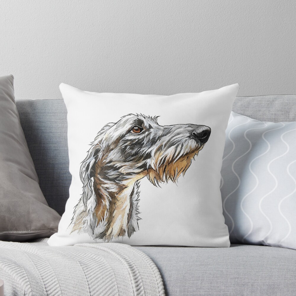 Item preview, Throw Pillow designed and sold by RozThompsonArt.