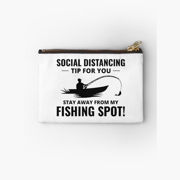 Item preview, Fishing Boat Fisherman Social Distancing Tips designed and sold by CuteDesigns1.