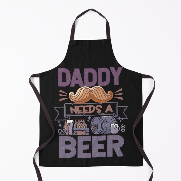 Item preview, Daddy needs a beer Funny Quote designed and sold by VichallanStudio.