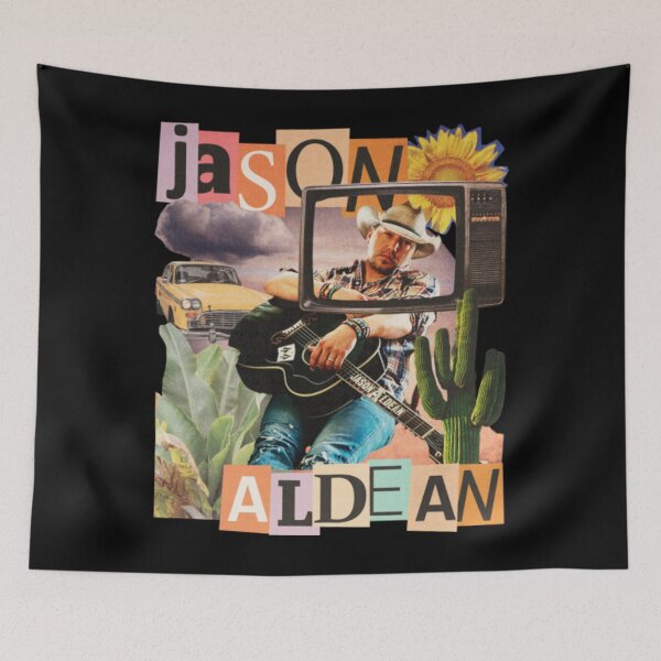 Item preview, Retro Jason Aldean Got What I Got Gift Fan designed and sold by NikoBrekke.