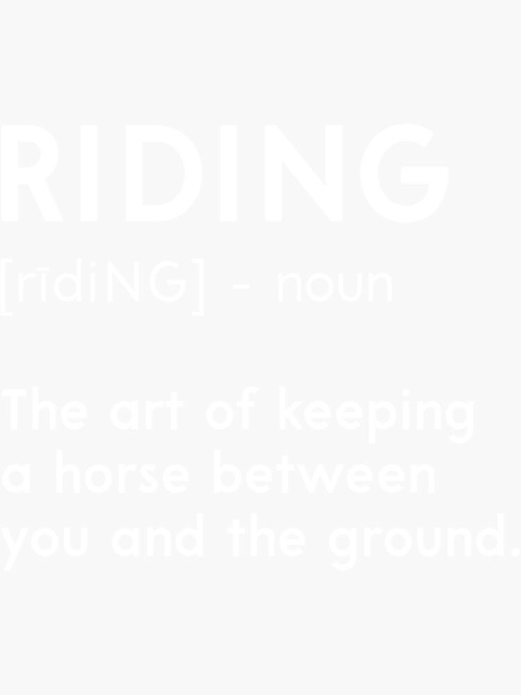 "Horse TShirt Horse Riding Definition T Shirt Essential TShirt