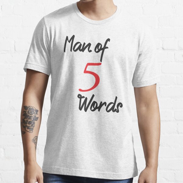 I'm a Man of Few Words Let's Fish Essential T-Shirt for Sale by franktact