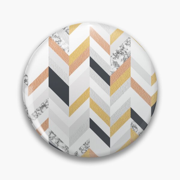 Item preview, Marble & Gold Chevron designed and sold by Blue-Banana.