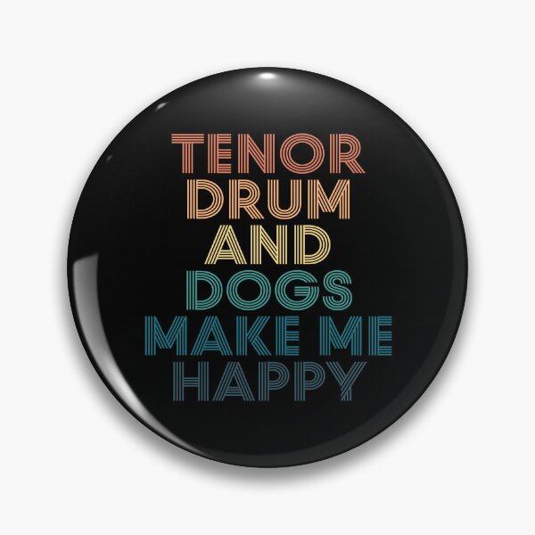 Item preview, Tenor drum And Dogs Make Me Happy- Gift for Tenor drum & Dogs Fans designed and sold by kindxinn.