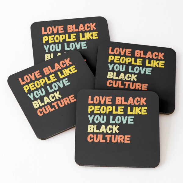 Item preview, Retro Vintage Love Black People Like You Love Black Culture designed and sold by Mindcaptain.