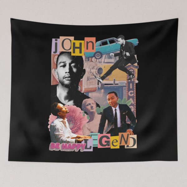 Item preview, John All of Me Legend Retro Gift Fan designed and sold by NikoBrekke.