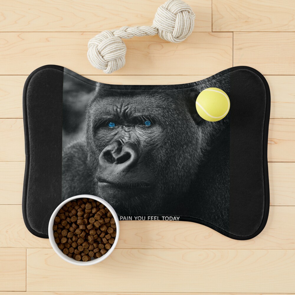 Silver Backpack Gorilla, Bath Mat