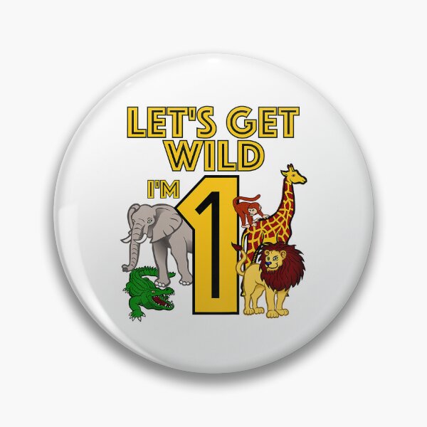 Item preview, Kids 1 Year Old Zoo Birthday Party Safari Jungle Animal 1st Birthday Gift designed and sold by PameGraha.