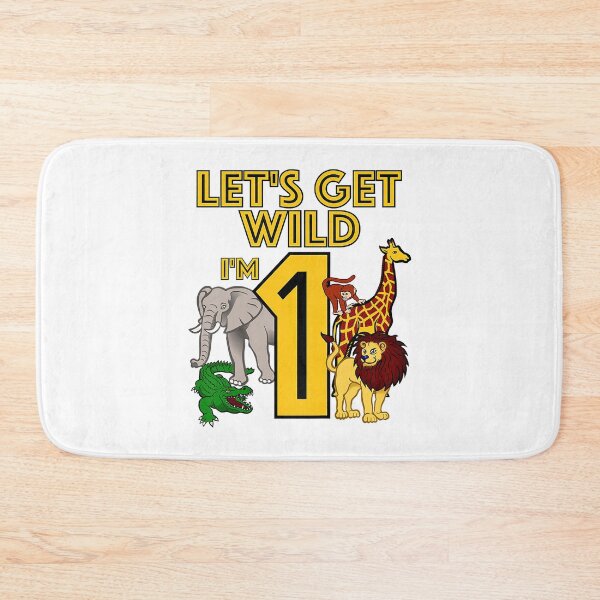 Item preview, Kids 1 Year Old Zoo Birthday Party Safari Jungle Animal 1st Birthday Gift designed and sold by PameGraha.