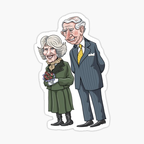 Charles and Camilla Sticker