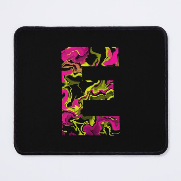 Item preview, Letter E Sticker; Pink and Yellow Pattern designed and sold by WoollyOrbit2000.