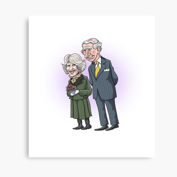 Charles and Camilla Canvas Print