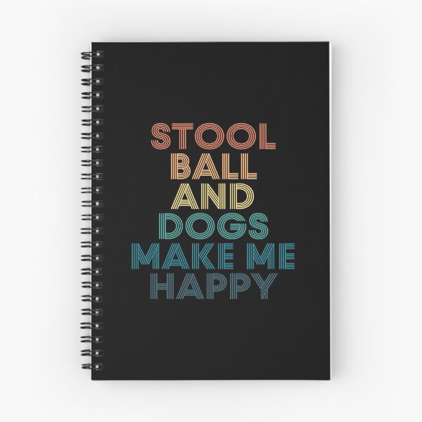 Item preview, Stool ball And Dogs Make Me Happy- Gift for Stool ball & Dogs Fans designed and sold by kindxinn.