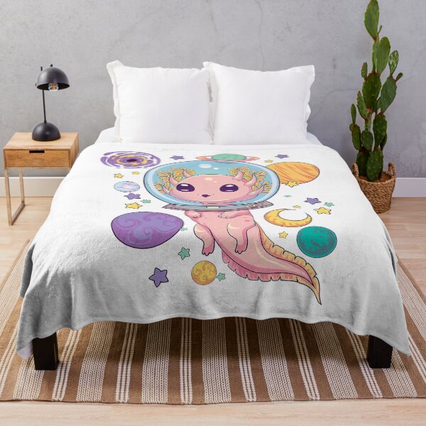 Item preview, Space Axolotl Kawaii Pastel Goth Anime Aesthetic Nu Goth designed and sold by MichealExan.