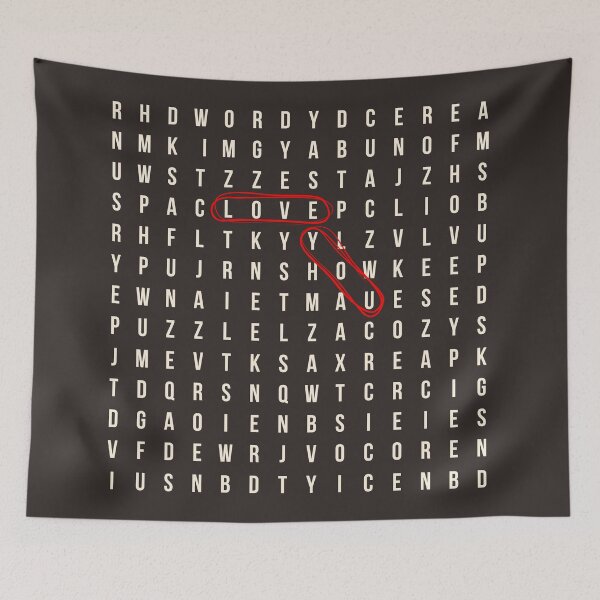 Item preview, love you crossword puzzle designed and sold by Buno.