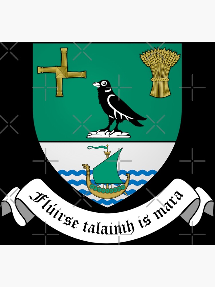 "Coat of Arms of Fingal, County Dublin" Poster for Sale by Shav Redbubble