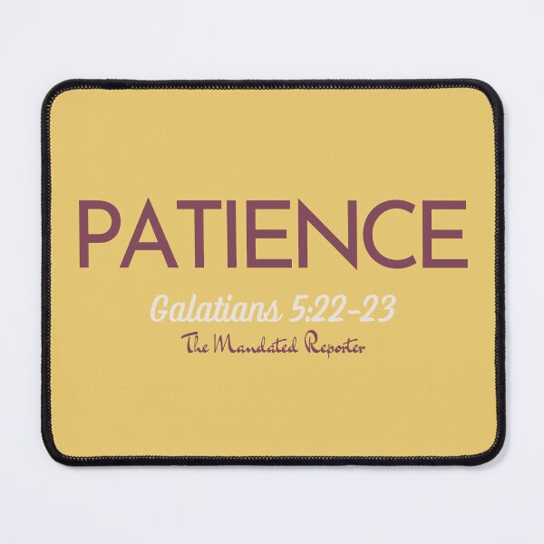 Item preview, The Fruit of The Spirit Patience - Pale Yellow and Purple designed and sold by TheReporter1.