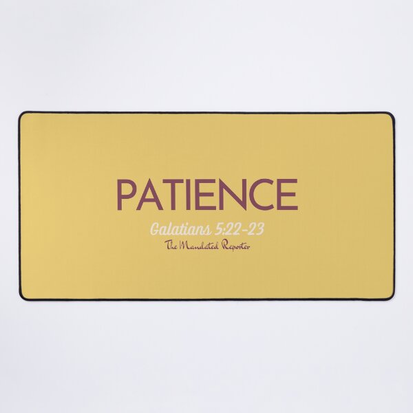 Item preview, The Fruit of The Spirit Patience - Pale Yellow and Purple designed and sold by TheReporter1.