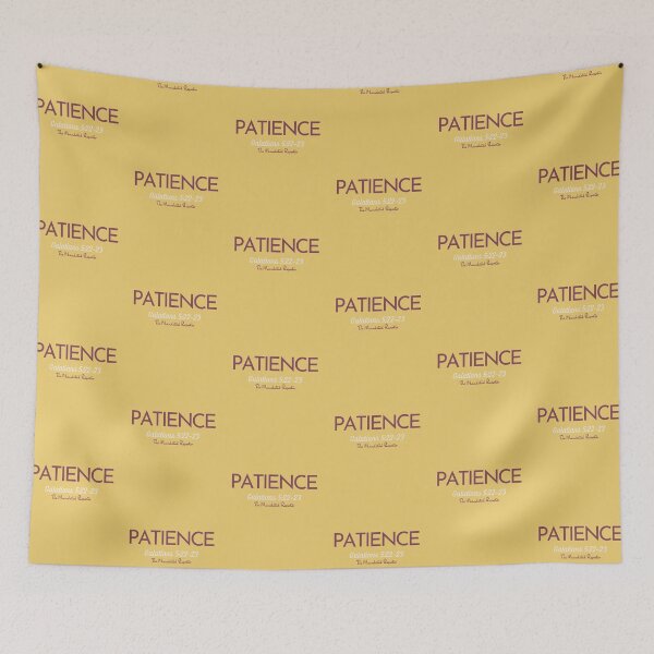 Item preview, The Fruit of The Spirit Patience - Pale Yellow and Purple designed and sold by TheReporter1.