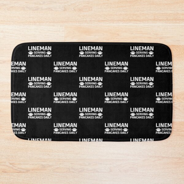 Item preview, Lineman Servicing Pancakes Daily - Funny Footballer Gift designed and sold by Mindcaptain.