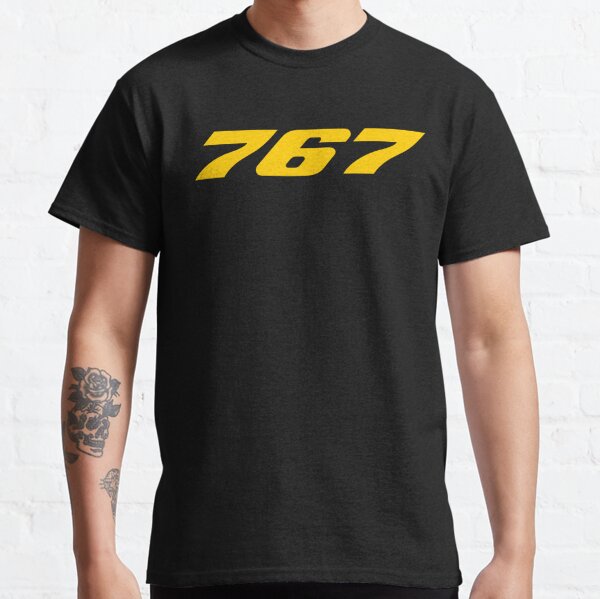 767 Seven-Six-Seven (Yellow) Classic T-Shirt