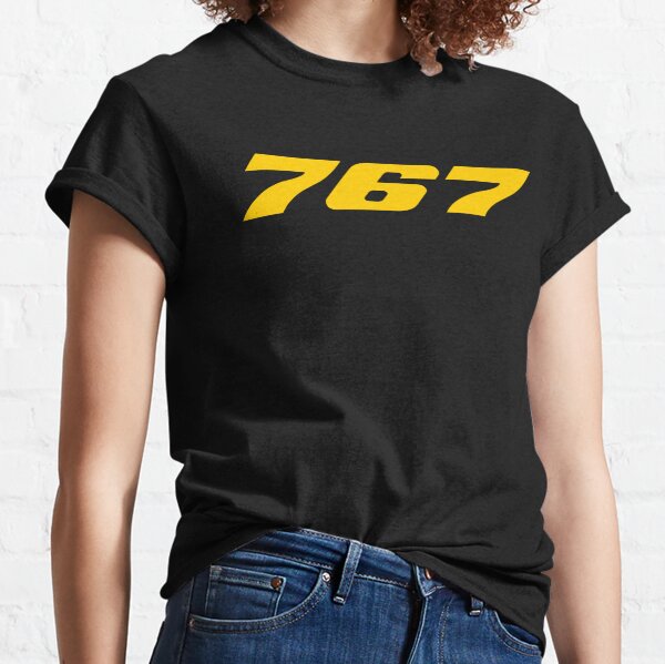 767 Seven-Six-Seven (Yellow) Classic T-Shirt