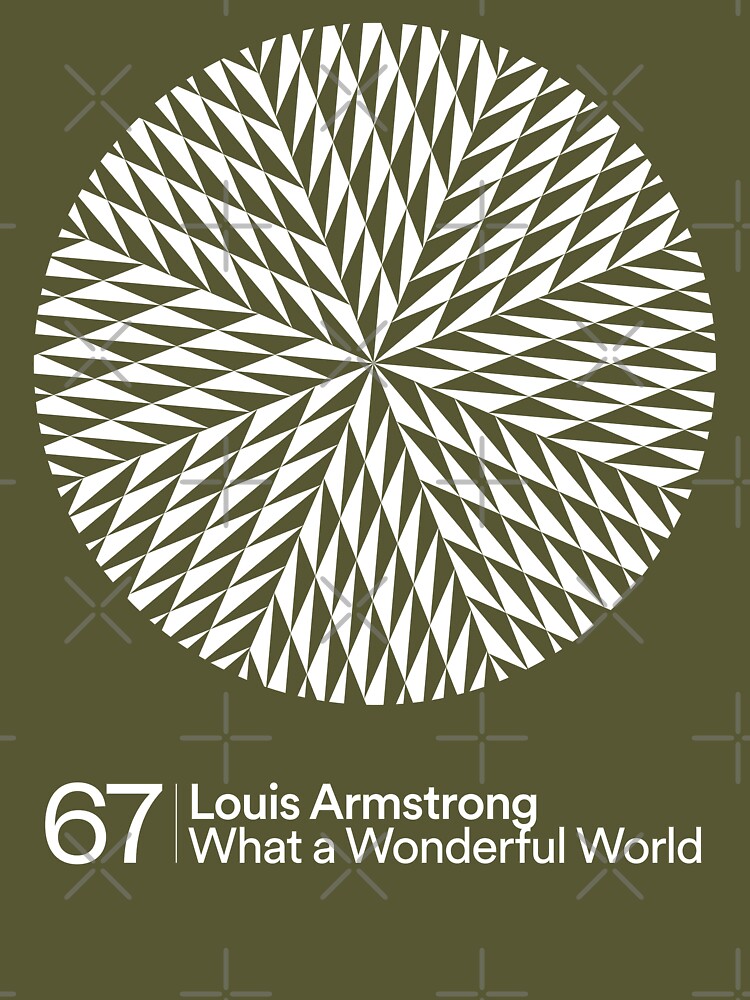 Louis Armstrong — What A Wonderful World Essential T-Shirt for Sale by  Armleyboy