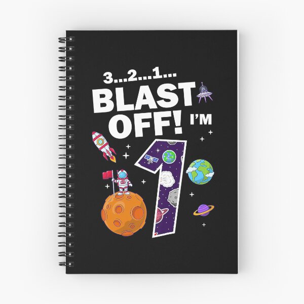 Item preview, Kids 1st Birthday Blast Off Im 1 Year Old Galaxy Astronaut designed and sold by PameGraha.
