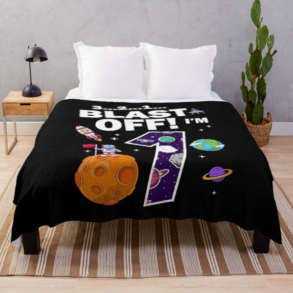 Item preview, Kids 1st Birthday Blast Off Im 1 Year Old Galaxy Astronaut designed and sold by PameGraha.