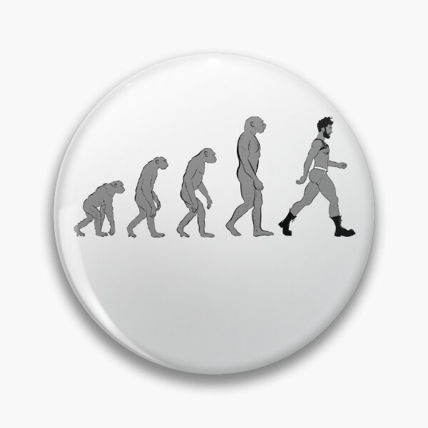 gayVolution: the March of Progress Pin