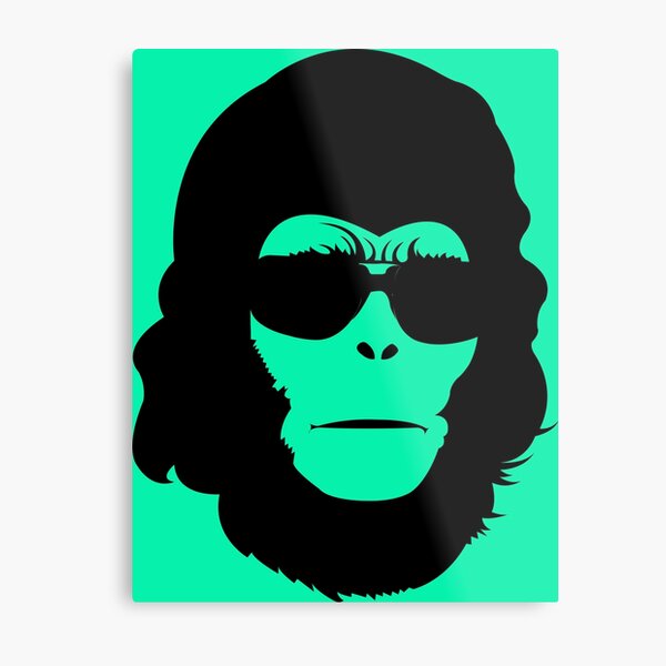 Rad Rod Head Metal Print
