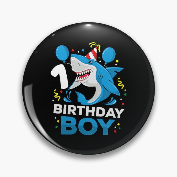 Item preview, Kids 1st Birthday Boy Shark Ocean Theme Party 1 Year Old Toddler designed and sold by PameGraha.